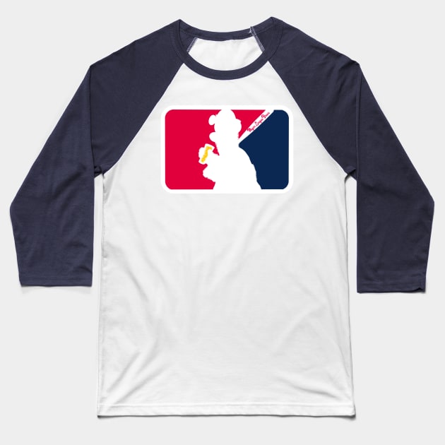 Blooper Mascot Major League Brews Baseball T-Shirt by Major League Brews 